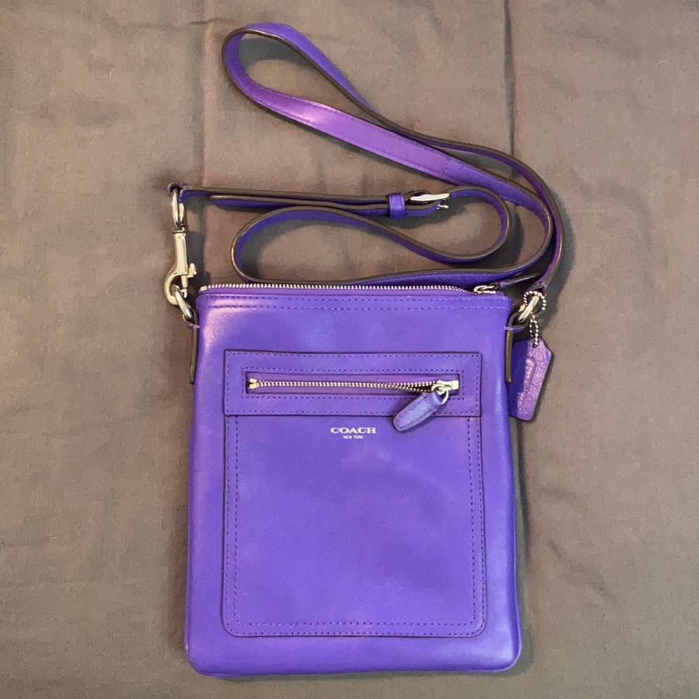 Purple Coach Crossbody